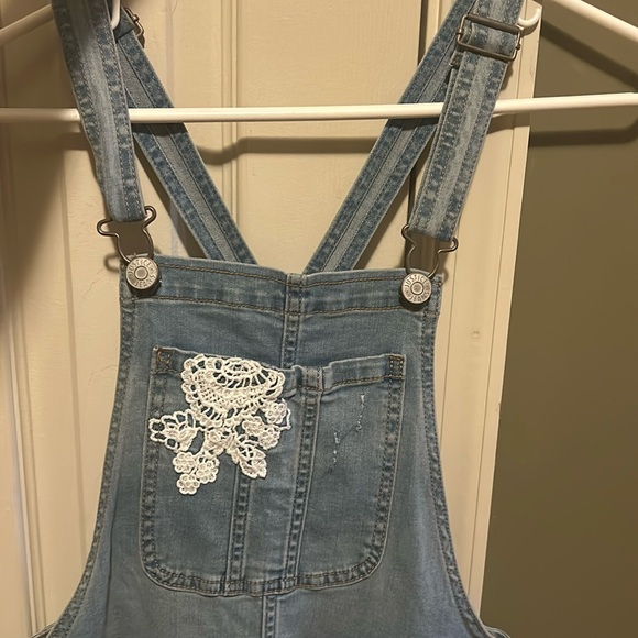 Justice denim overalls - Picture 1 of 6